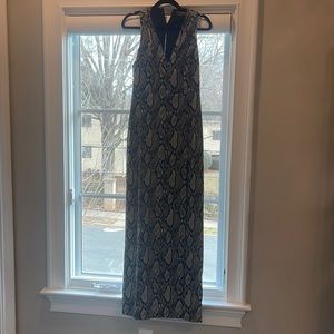 Alligator print dress